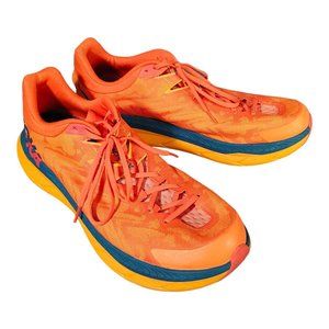 Hoka One One Tecton X Orange Trail Running Shoes Men's 14 D